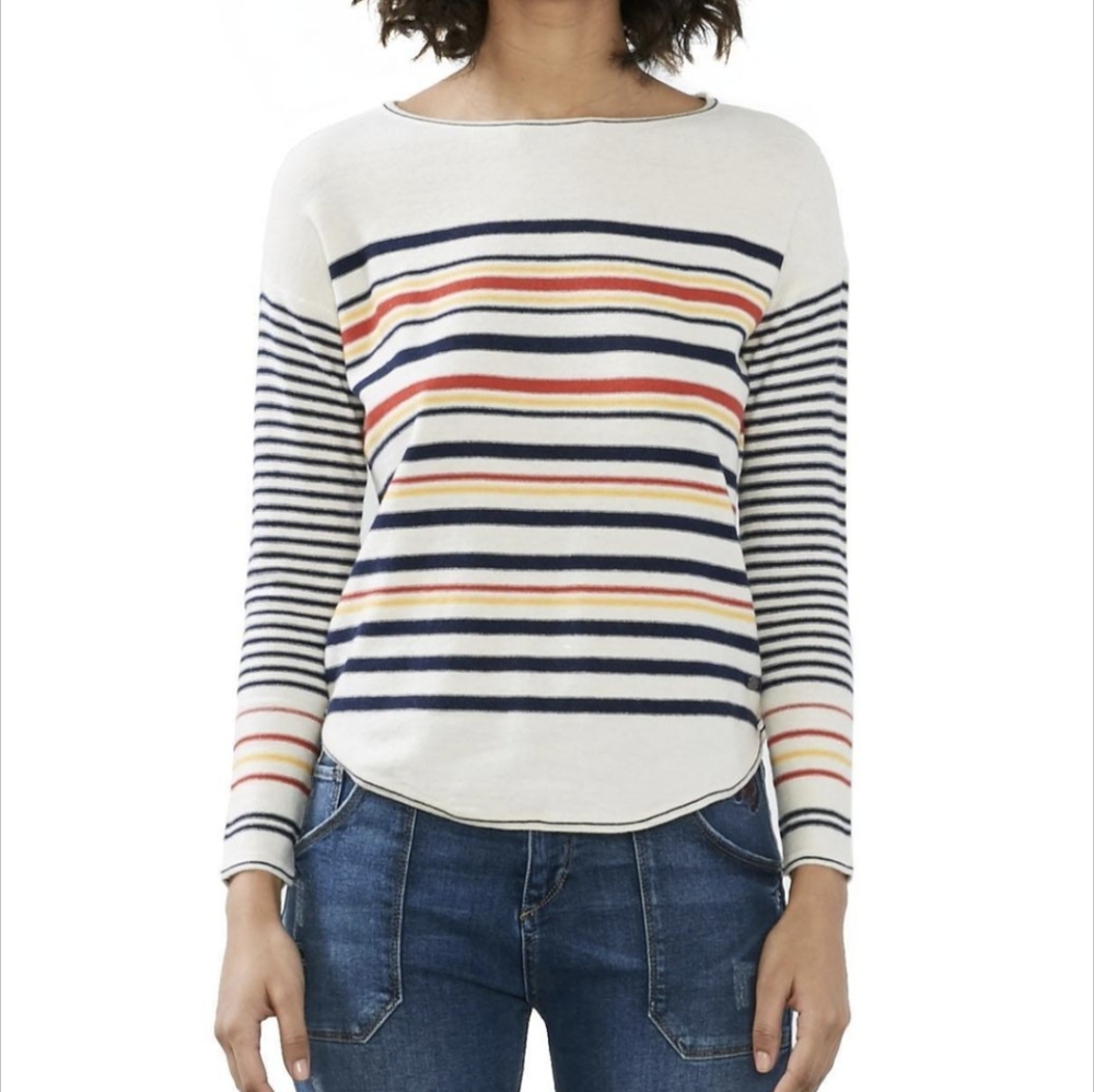 ESPRIT - Classic striped pullover sweater